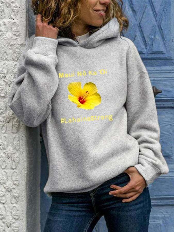 Women's lahaina strong hooded sweatshirt