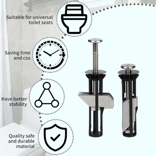 ✨Heavy Duty Toilet Seat Fastener Bolt Kit🚽