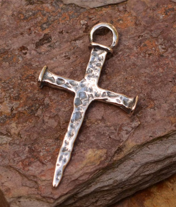 ️100% Handmade Silver Cross Pendant