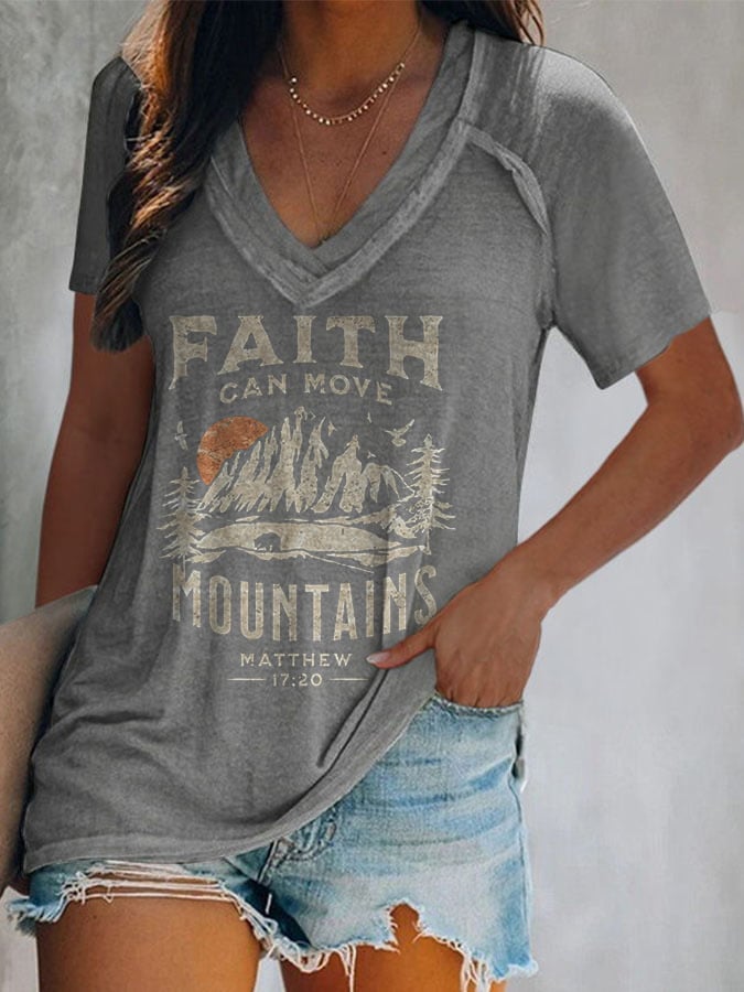 Women's Casual Print Short Sleeve T-Shirt