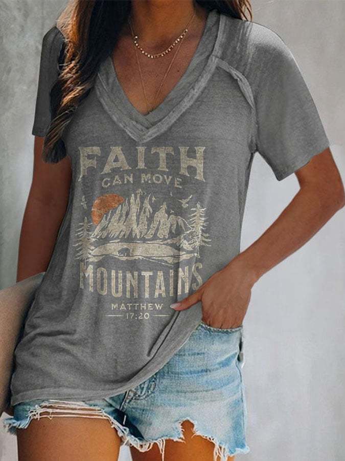 Women's Casual Print Short Sleeve T-Shirt