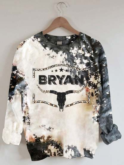 Women's Zach Bryan Print Sweatshirt