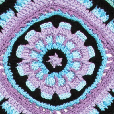 Moroccan Tile Crochet Afghan