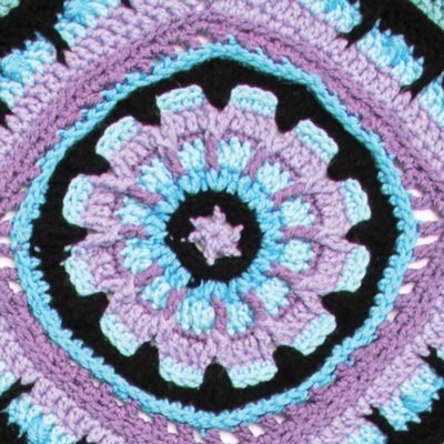Moroccan Tile Crochet Afghan