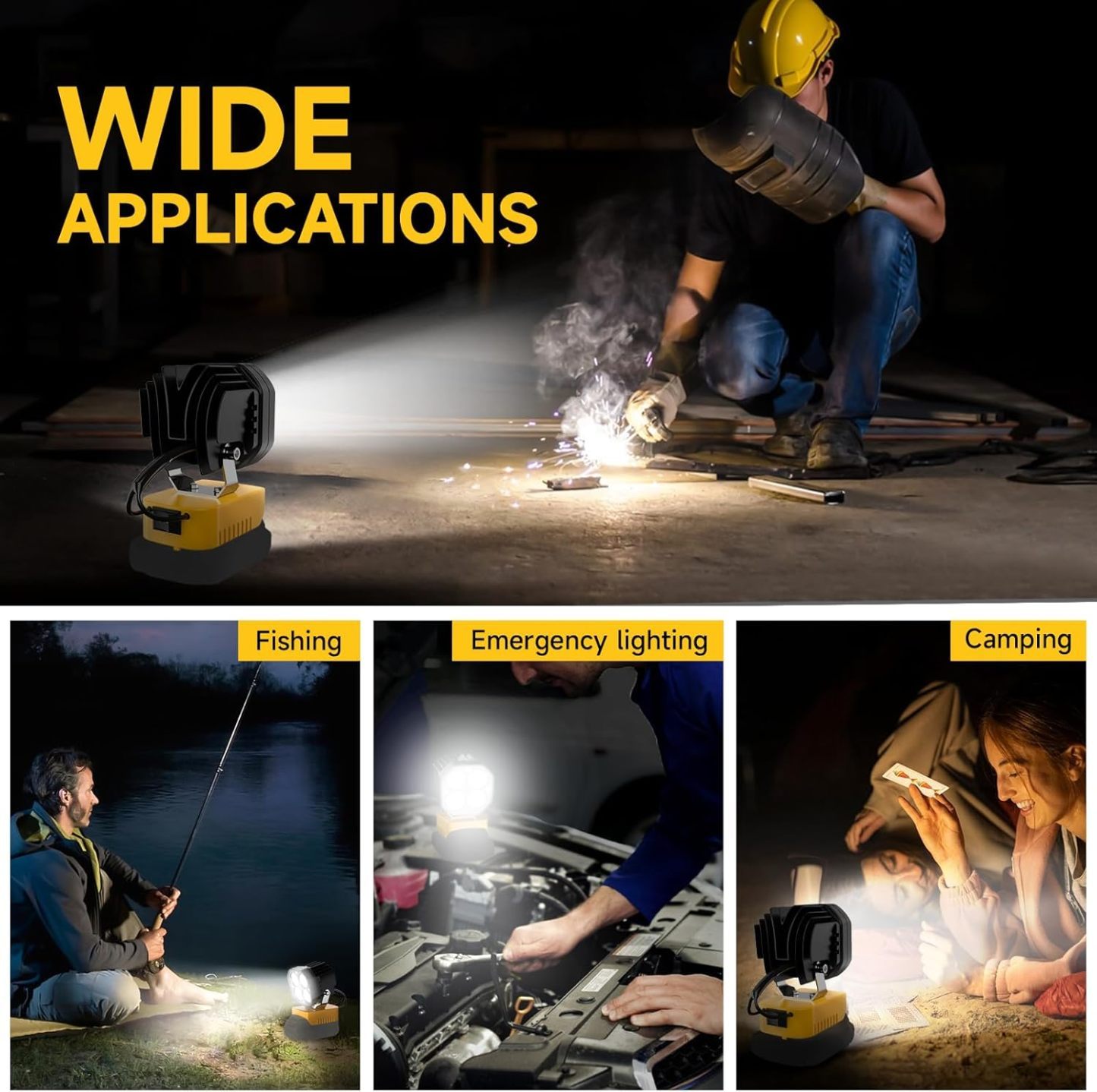 🔥Turn Night Work Into Daylight — Without Buying New Batteries