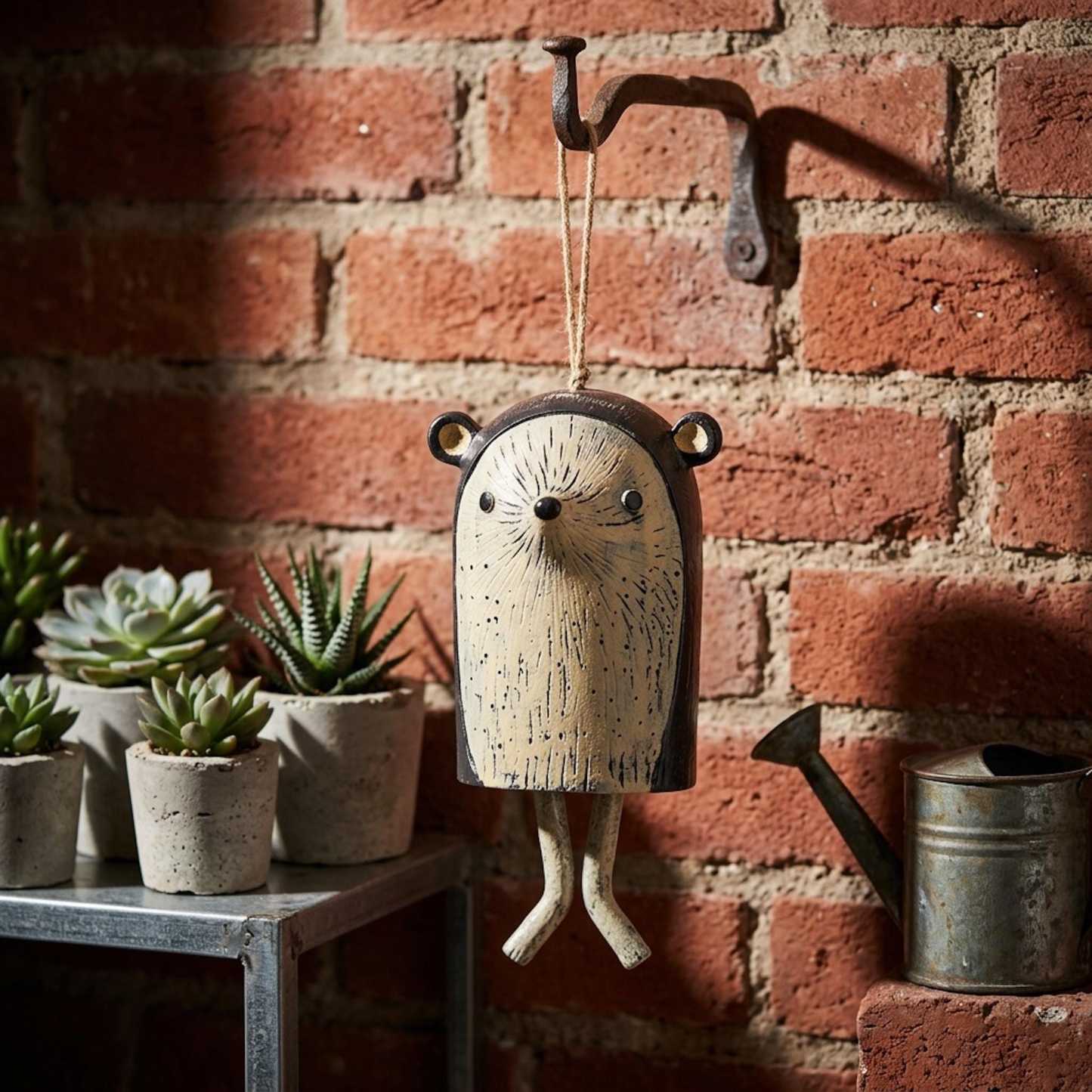 Handmade Whimsical Animal Wind Chime Ornaments