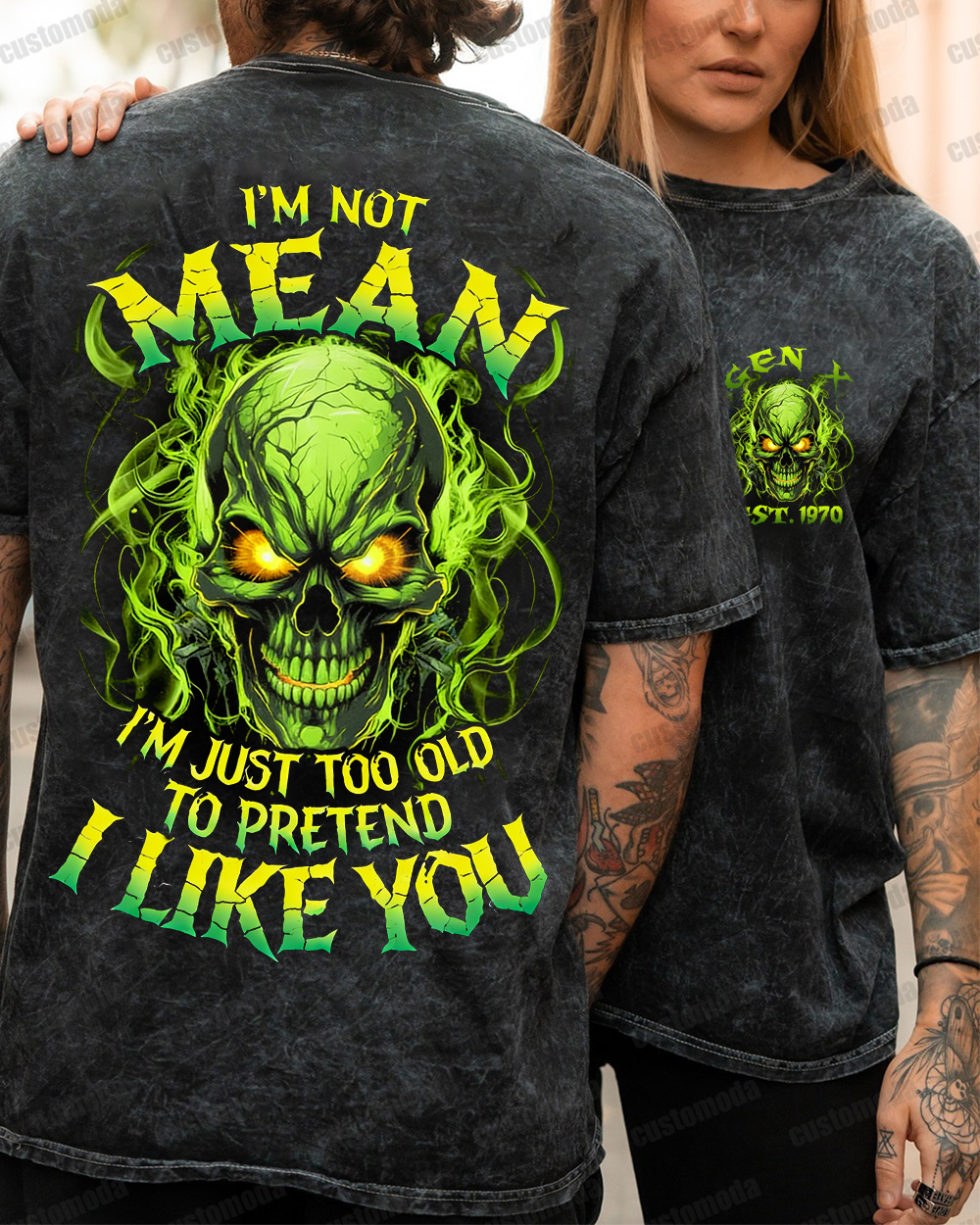 I’M Not Mean I’M Just Too Old To Pretend I Like You Custom Year Sweatshirt/T-shirt/Hoodie