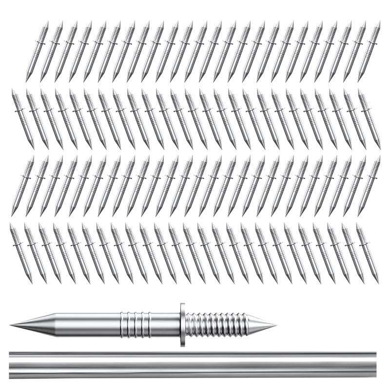 Double-Headed Skirting Thread Seamless Nail Non Marking