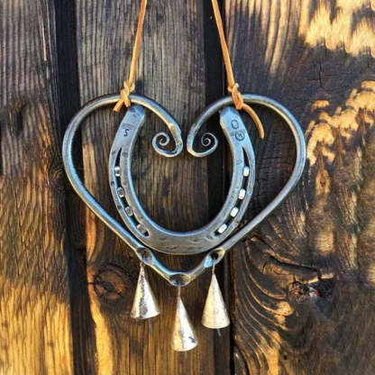 100% Handmade | The Horseshoe Heart Wind Chime ❤