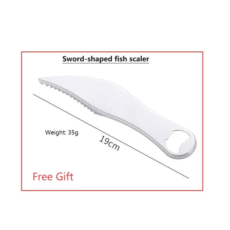🐟2-in-1 Stainless Steel Fish Scaler + Ginger Grater
