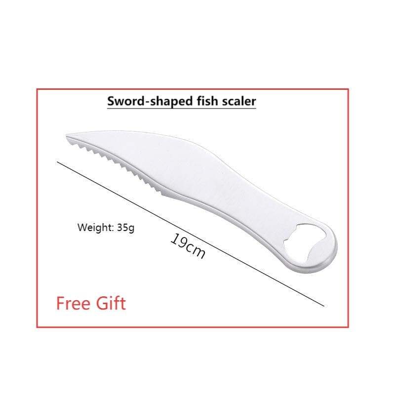 🐟2-in-1 Stainless Steel Fish Scaler + Ginger Grater