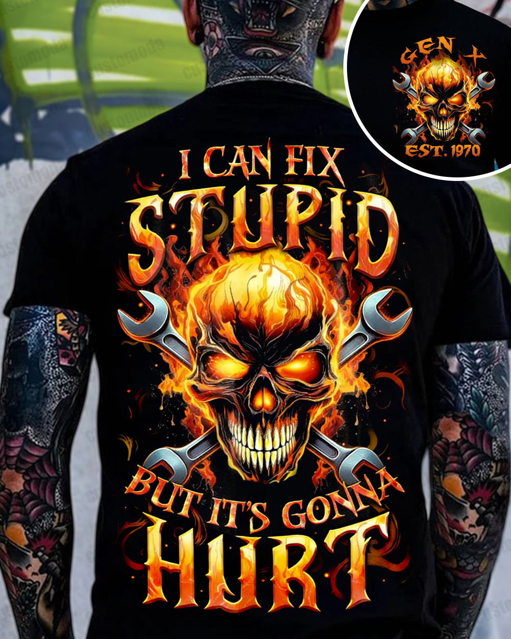 I Can Fix Stupid But It's Gonna Hurt Custom Year T-shirt