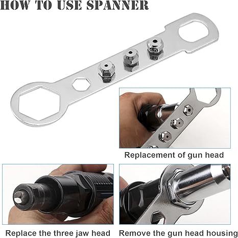 ⚡ Last Day 50% OFF 🔥 Professional Electric Rivet Gun Adapter Kit