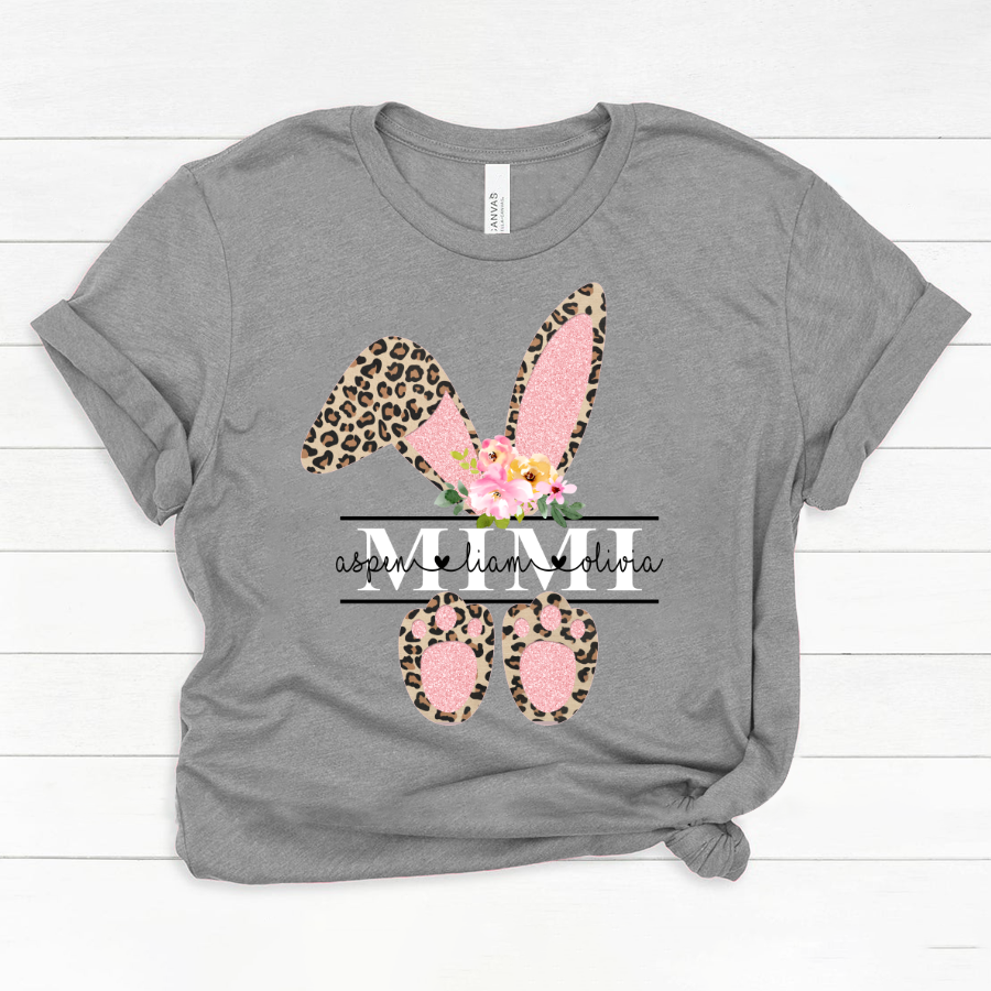 Leopard Bunny Mimi And Kids CL01 Classic Canvas