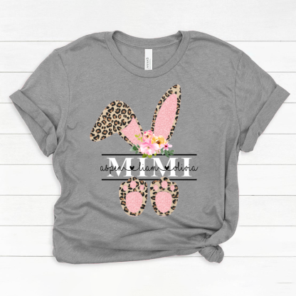 Leopard Bunny Mimi And Kids CL01 Classic Canvas