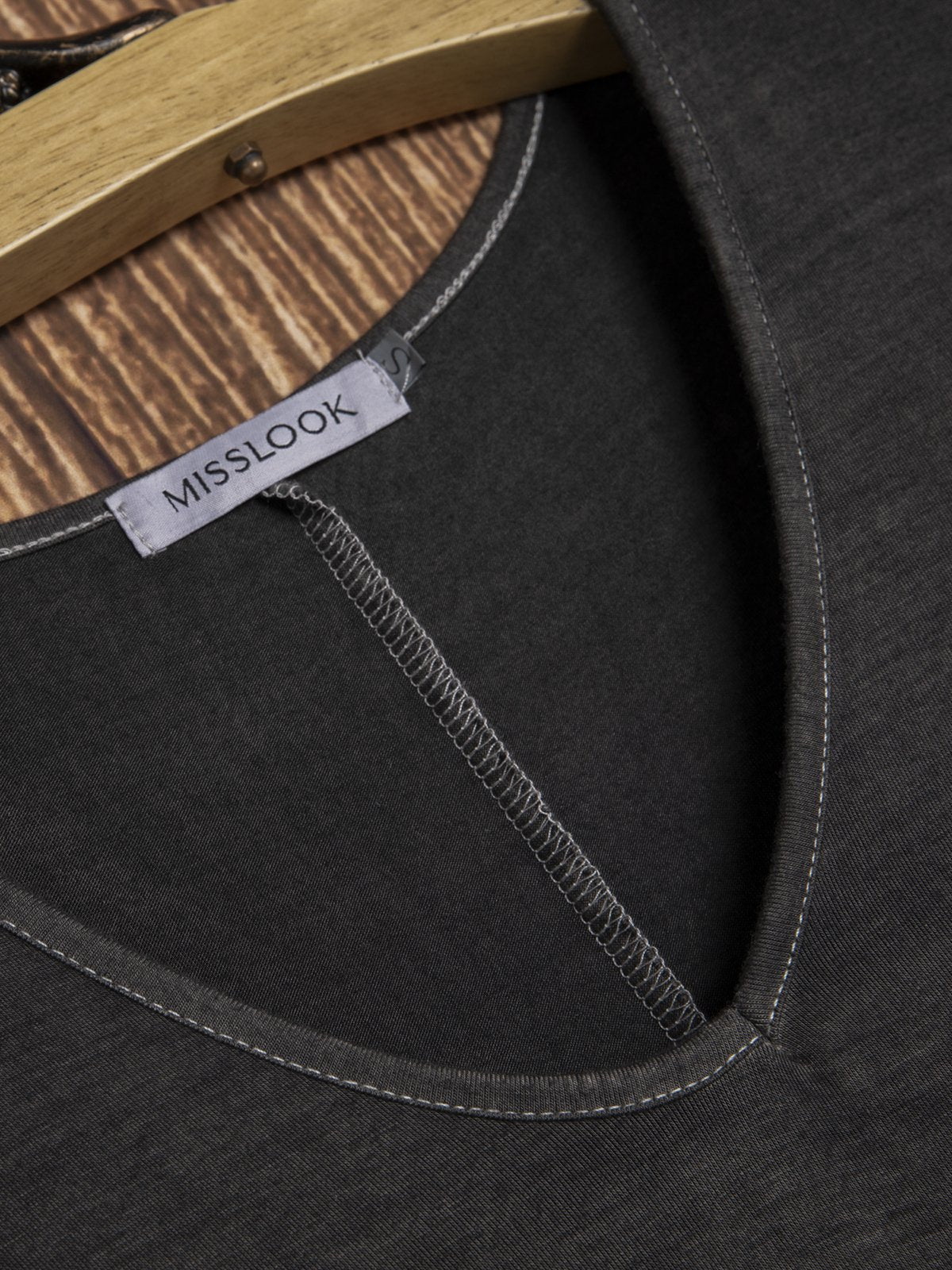 Striped Cotton-Blend Casual Short Sleeve Dresses