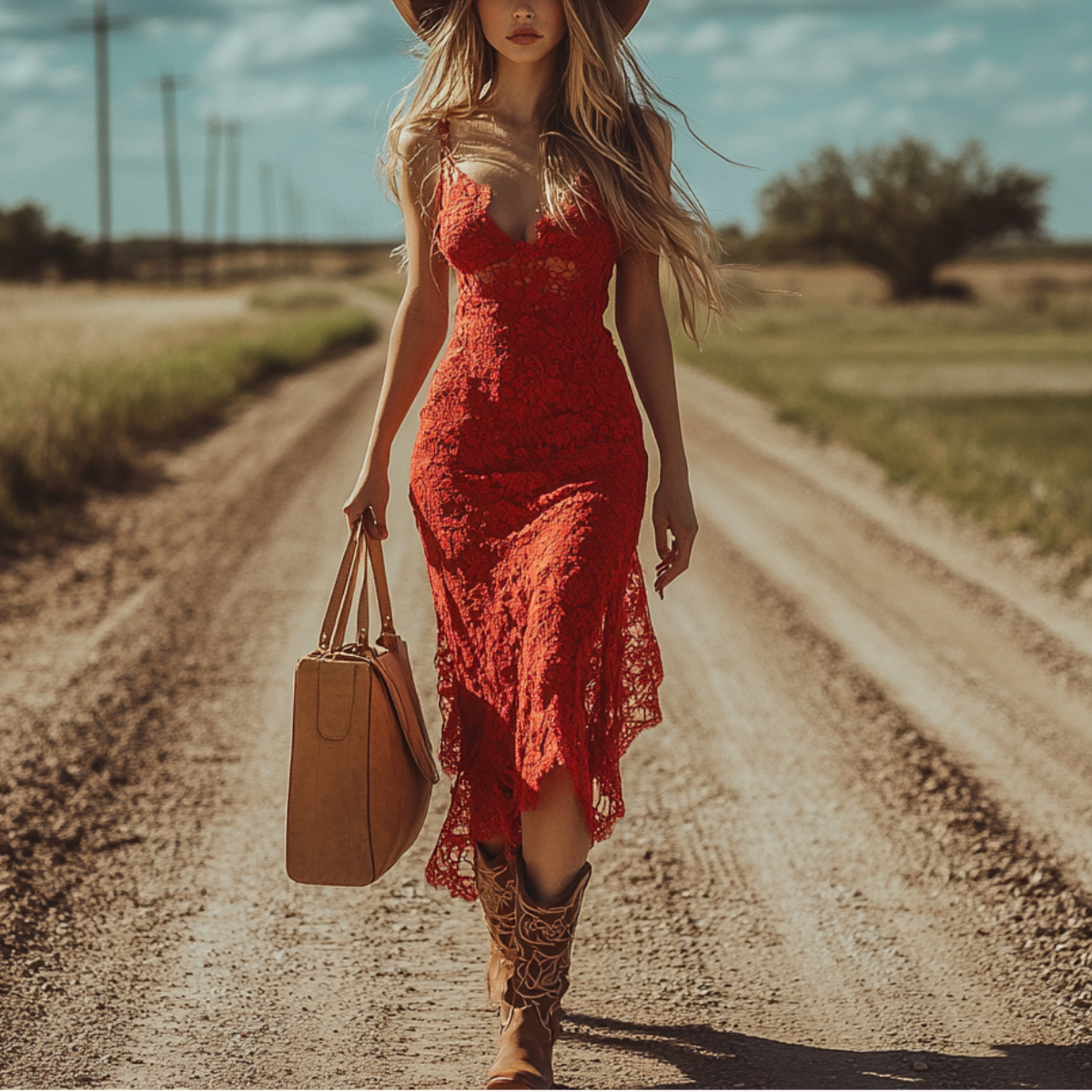 Vintage Elegant Bohemian Lace Dress