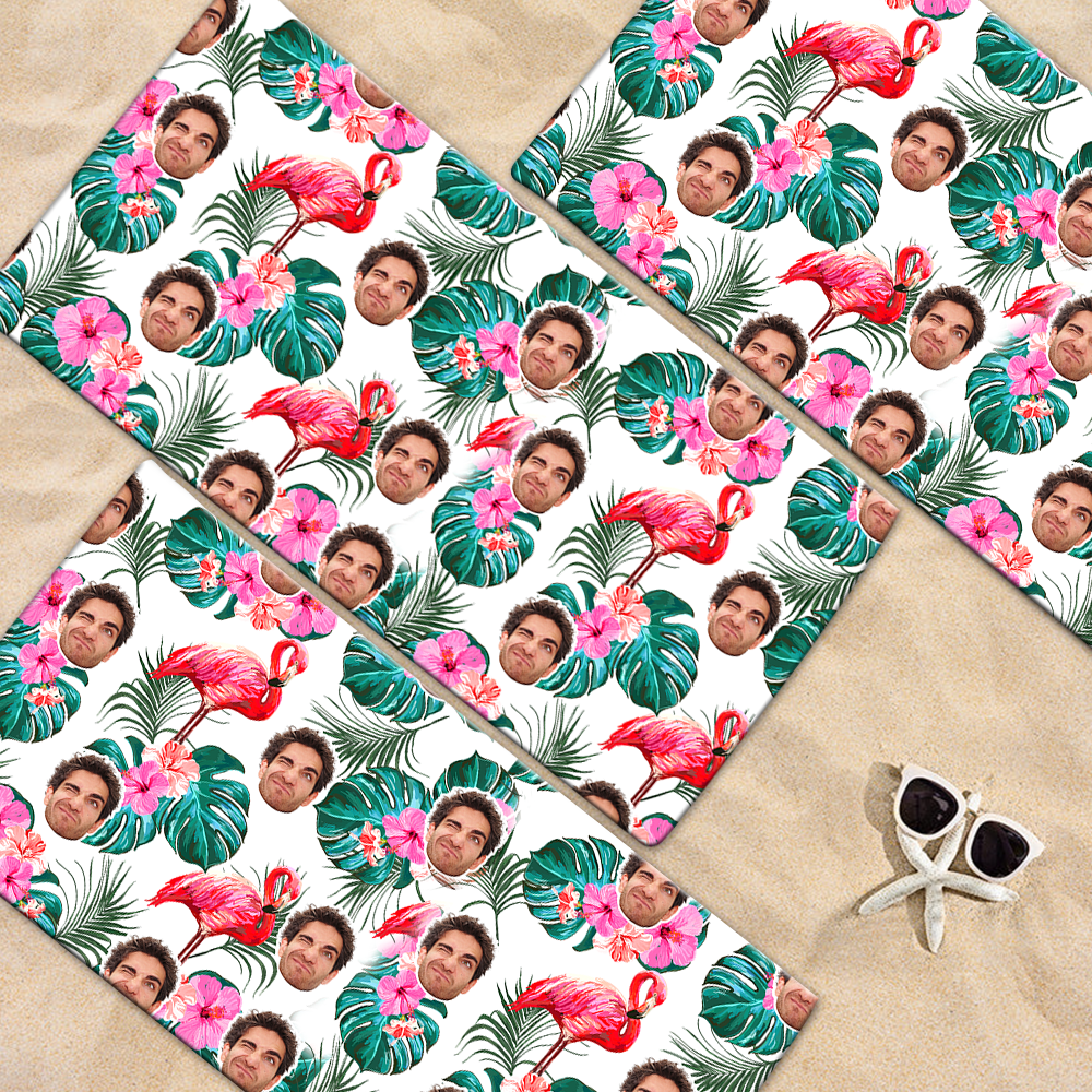 Personalized Summer Beach Towels, Custom Photo Gifts, Summer Beach Towels, Meaningful Gifts