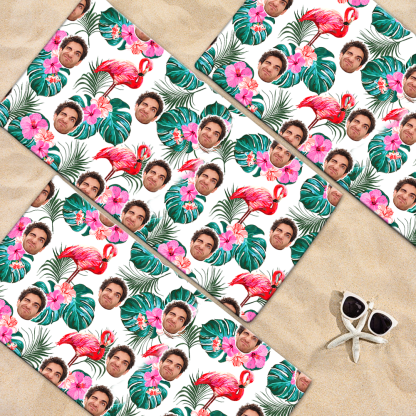 Personalized Summer Beach Towels, Custom Photo Gifts, Summer Beach Towels, Meaningful Gifts