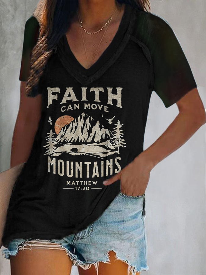 Women's Casual Print Short Sleeve T-Shirt