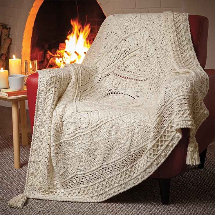 Moroccan Tile Crochet Afghan