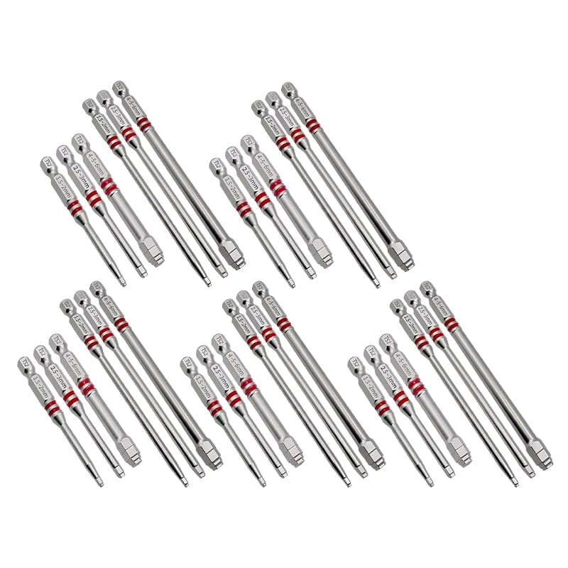 Pagoda‐Shaped Magnetic Hex Screwdriver Bits Set
