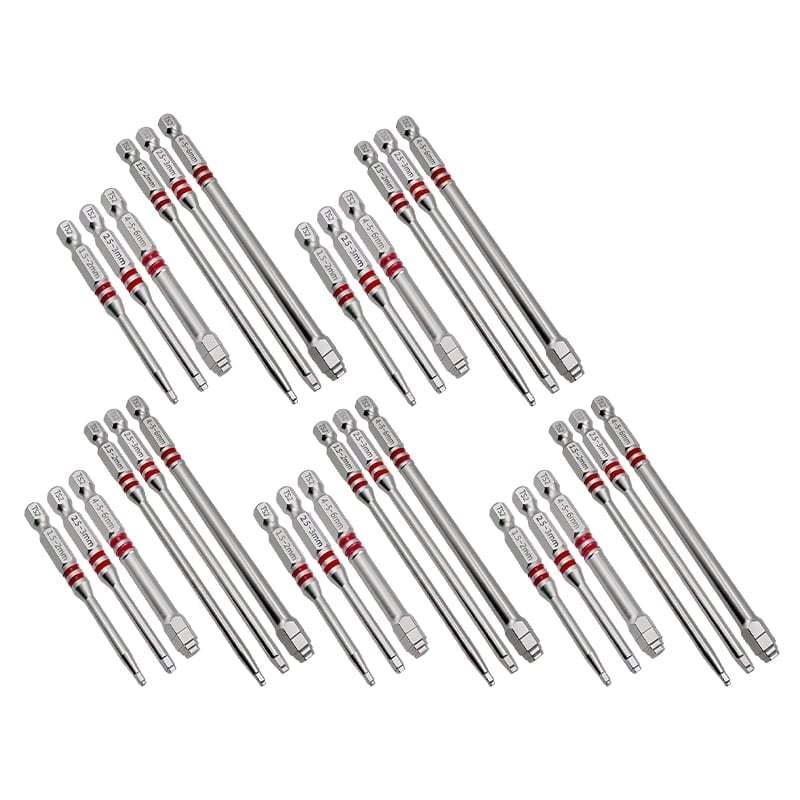 Pagoda‐Shaped Magnetic Hex Screwdriver Bits Set