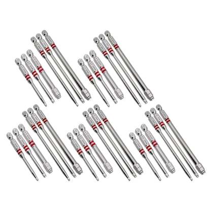 Pagoda‐Shaped Magnetic Hex Screwdriver Bits Set
