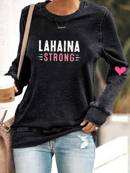 Women's lahaina strong sweatshirt