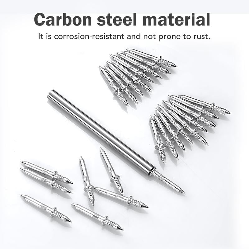 Double-Headed Skirting Thread Seamless Nail Non Marking