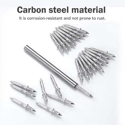 Double-Headed Skirting Thread Seamless Nail Non Marking