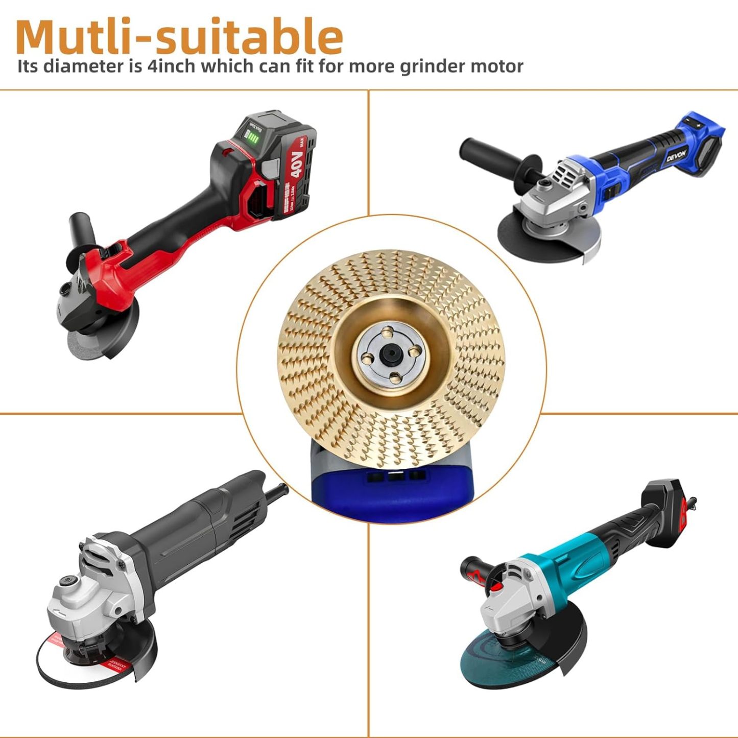 3PCS Wood Carving Disc Set