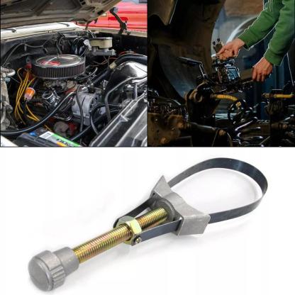 🔥USA NEW Auto Car Diameter Adjustable Oil Filter Removal Strap Wrench Tool