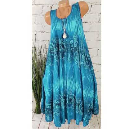 Sleeveless Cotton Casual Summer Dresses for Women