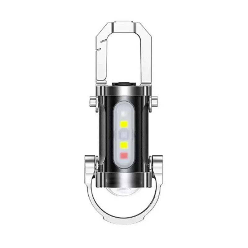Portable Rechargeable Bright Keychain Flashlight