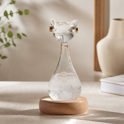 The Felis Forecast: Artisan Cat Storm Glass