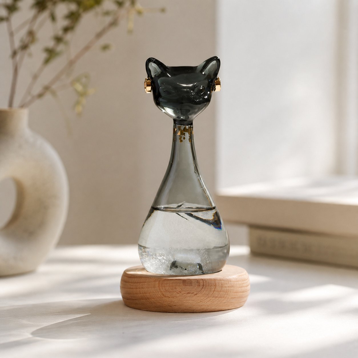 The Felis Forecast: Artisan Cat Storm Glass