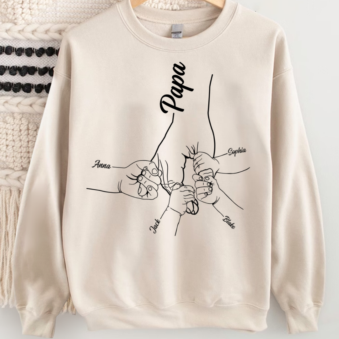 Papa Hand Grandkids Names