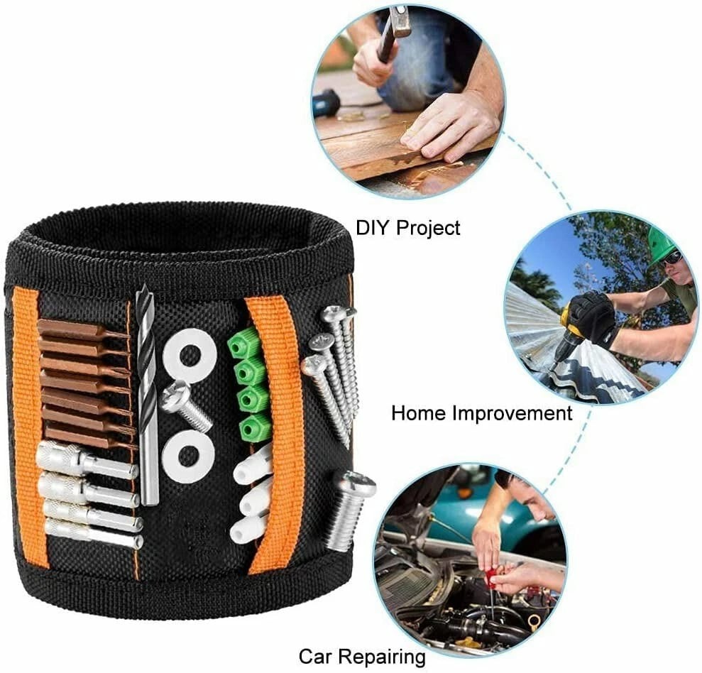 🔥Hot Sale⚡ Magnetic Wrist Tool Holder | Free Up Your Hands & Cut Project Time