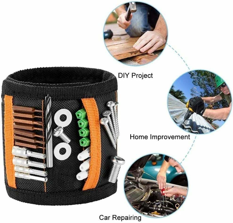 🔥Hot Sale⚡ Magnetic Wrist Tool Holder | Free Up Your Hands & Cut Project Time