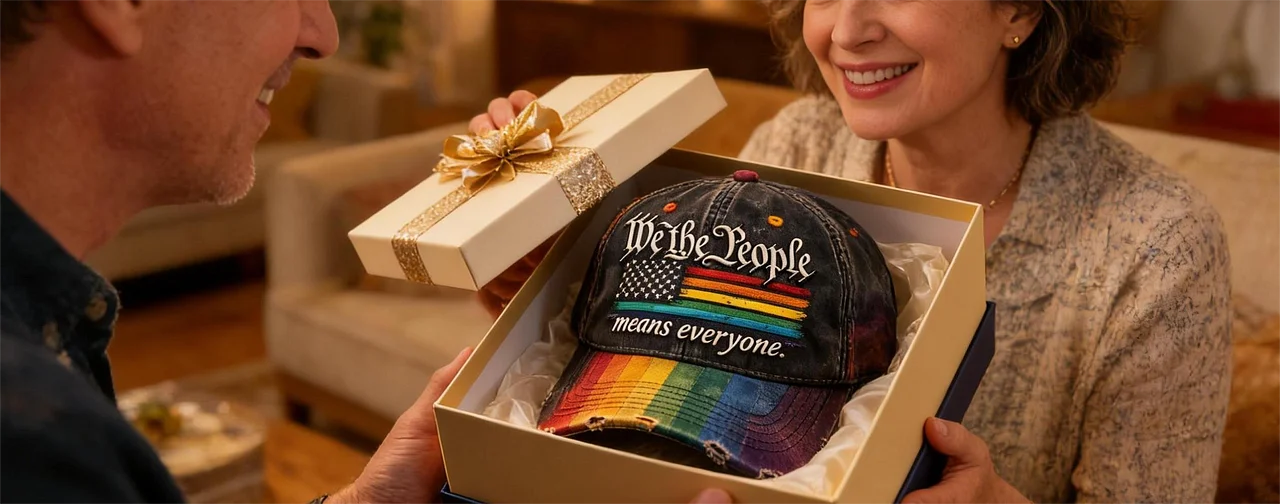 Rainbow Pride Month Gay Art Print Hat