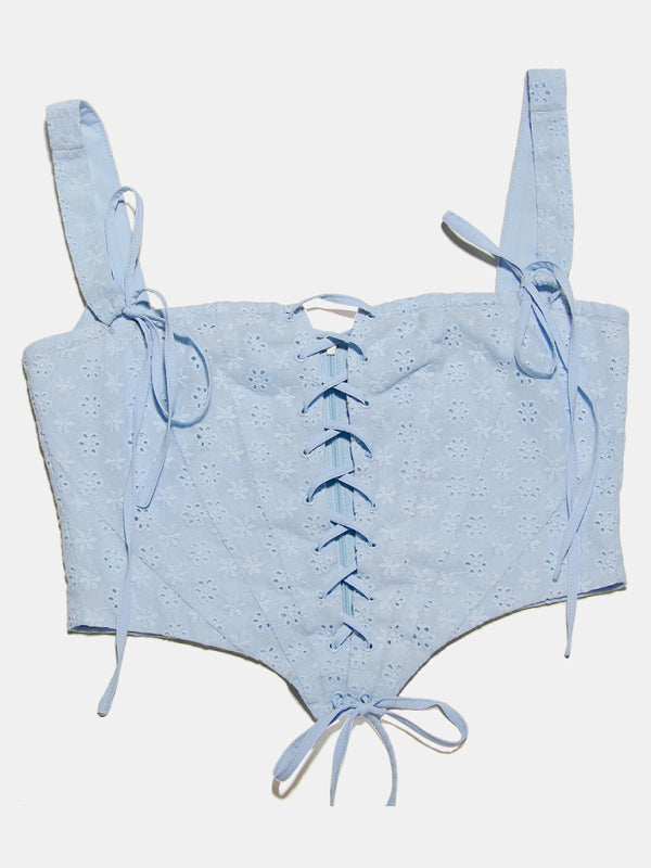 Women's New Puff Sleeve Square Neck Corset Princess Skirt Two-piece Dress