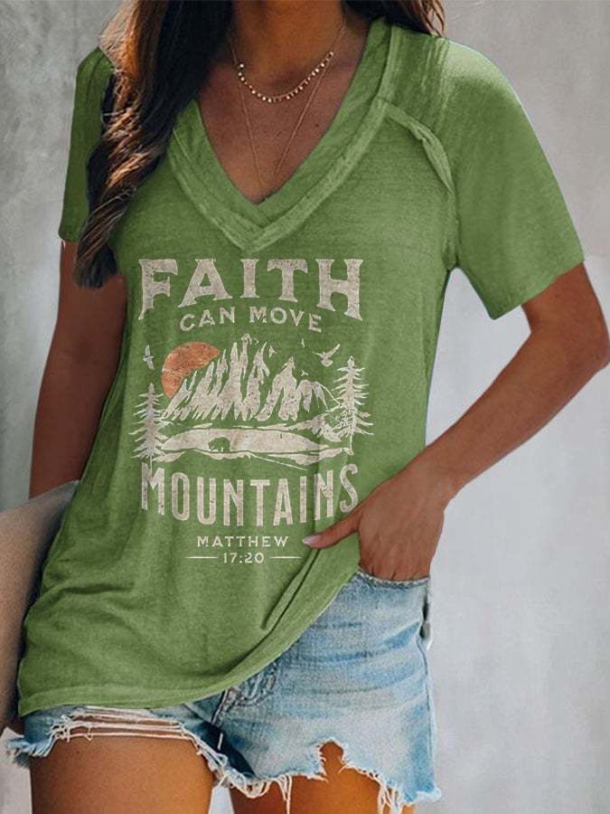 Women's Casual Print Short Sleeve T-Shirt