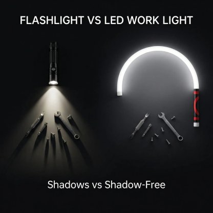 🌟 27" Flexible LED Work Light 🌟Bendable LED Flashlight Stick