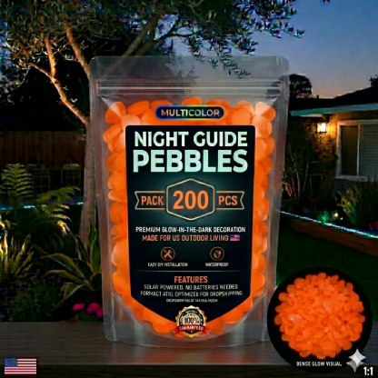 75% OFF💥🌈Colorful Glow-in-the-Dark Garden Stones