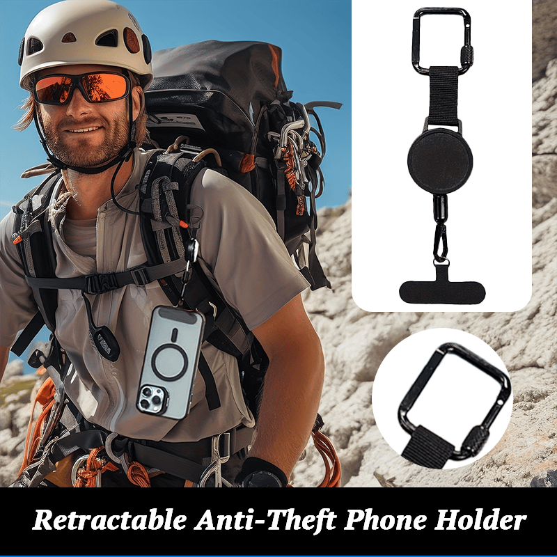 Outdoor Anti-Theft Retractable Phone Lanyard