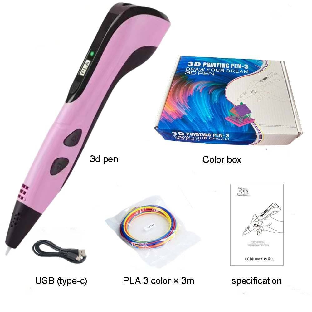 🏆NEW 3D Printing Pen 3d Pen Set for Kids Chidren Child's Birthday Chr