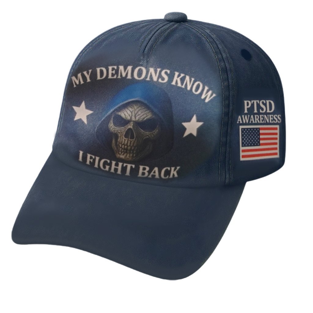 PTSD Awareness Hat – I Fight Back, Every Day