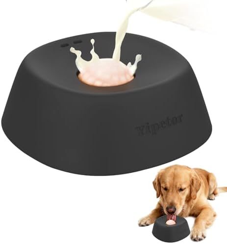 🔥LAST DAY SALE 49% OFF-🐶Slow Feeder Dog Bowls for Liquid Treat, Anti-Slip【Entertained Ball-in】 Bone Broth Dog Lick Bowl
