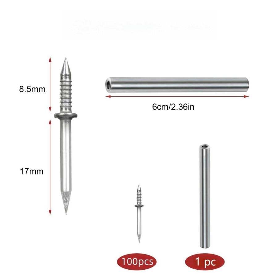Double-Headed Skirting Thread Seamless Nail Non Marking